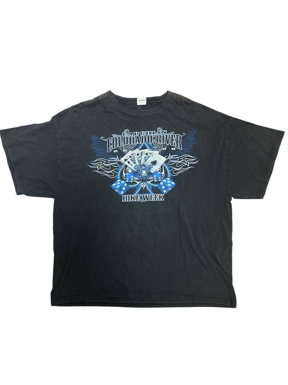Vintage Laughlin Colorado River Bike Week 2009 Shirt Size: 2XL